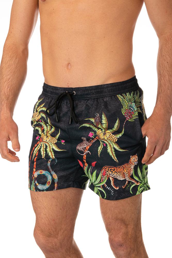 BOXER MOLLA UOMO  NERO PF762BX NERO PIN UP 