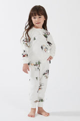 PIGIAMA BAMBINA  BIANCO