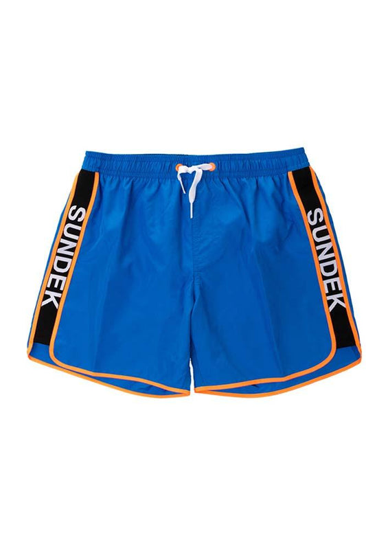 BOXER Bambino SUNDEK con elastico  CORTO Azzurro