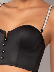 REGGISENO BUSTINO DONNA NERO SK41B NERO VERDISSIMA 