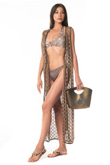 KAFTANO DONNA  BRONZO AQ52525 BRONZE COUTURE Acquadicocco 
