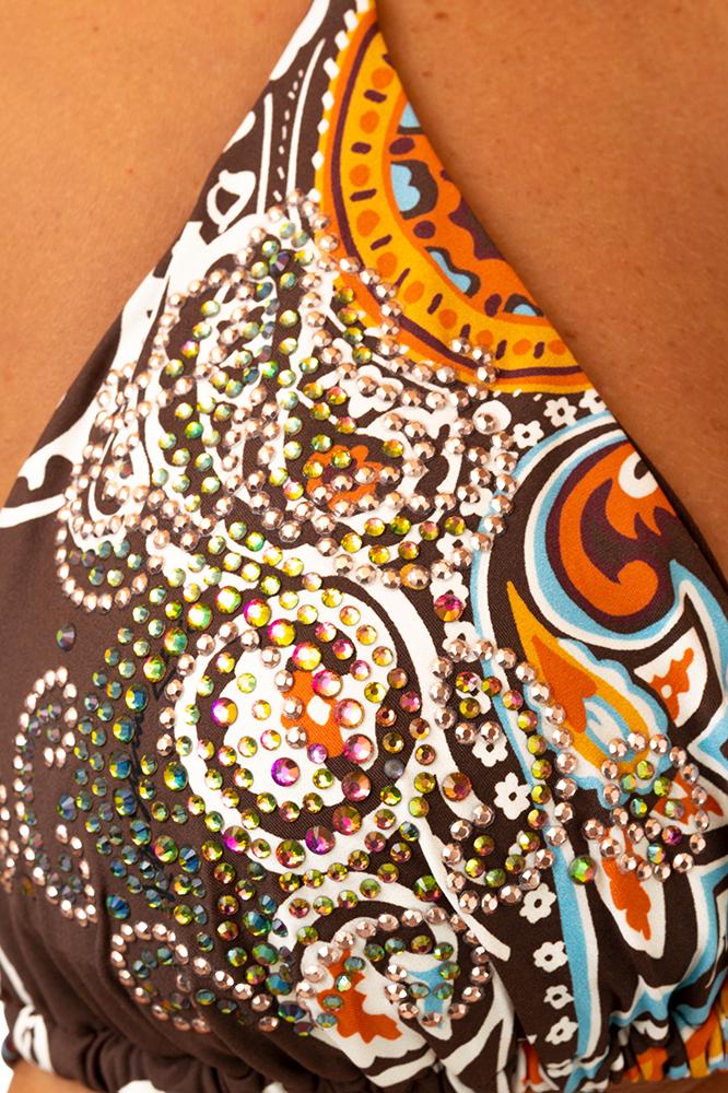 BIKINI TRIANGOLO DONNA  MARRONE V5002S INMA MISS BIKINI 
