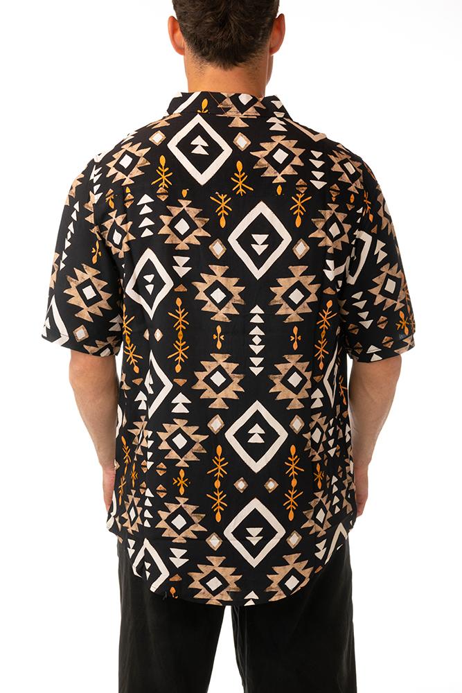 MAGLIA CAMICIA UOMO  ARANCIO BWL UXMALBLACK TOOCO 