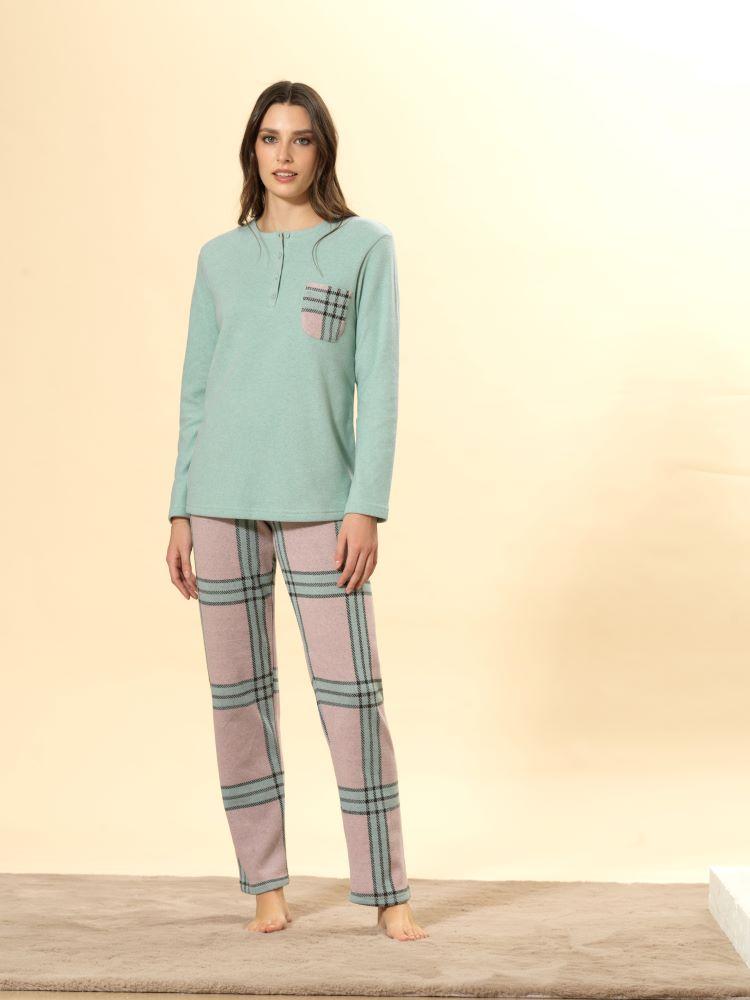 PIGIAMA AUTUNNO/INVERNO DONNA  AZZURRO