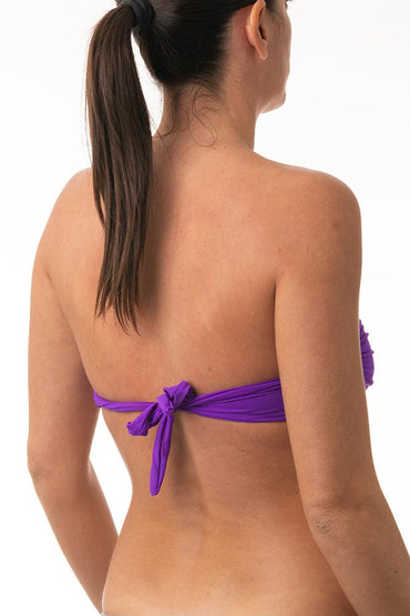 MIX REGGISENO FASCIA DONNA  VIOLA CARAMELLA CHARME BE BEACH 