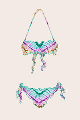 BIKINI FASCIA BAMBINA  VERDE FJ25-G1G06 X50 FXXK 