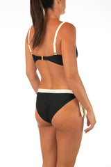 BIKINI BRASSIERE COPPA DD NERO/PANNA B122 01 02 BERNE' MABEL 