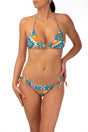 BIKINI Donna TOOCO TRIANGOLO  slip con fiocchi Nero