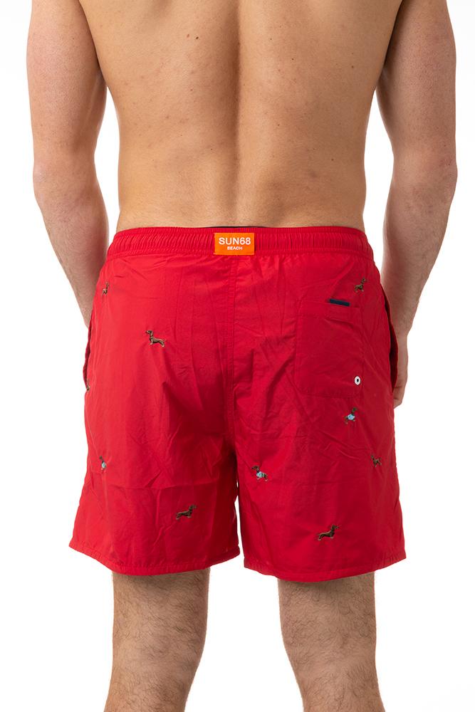 BOXER MOLLA UOMO  ROSSO H35112 ROSSO SUN 68 