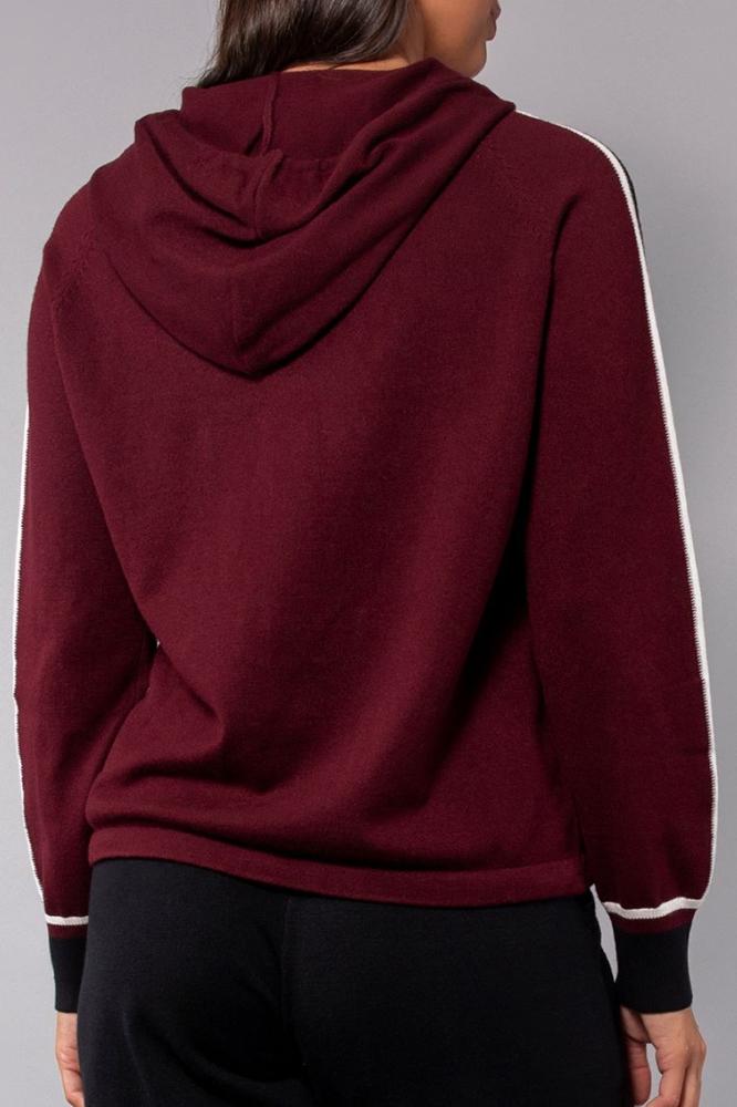 MAGLIA DONNA BORDEAUX HA51 00095 VERDISSIMA 