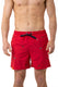 BOXER Uomo SUN 68 con elastico  CORTO Rosso