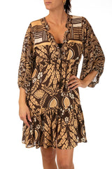 ABITO DONNA  MARRONE