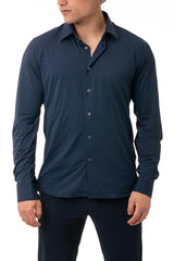 MAGLIA CAMICIA UOMO  BLU 25251 61 RRD 