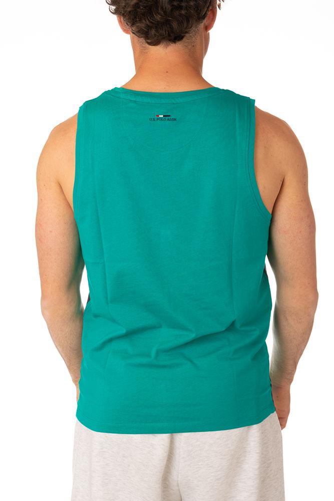 CANOTTA UOMO  VERDE 167001 VERDE US POLO 