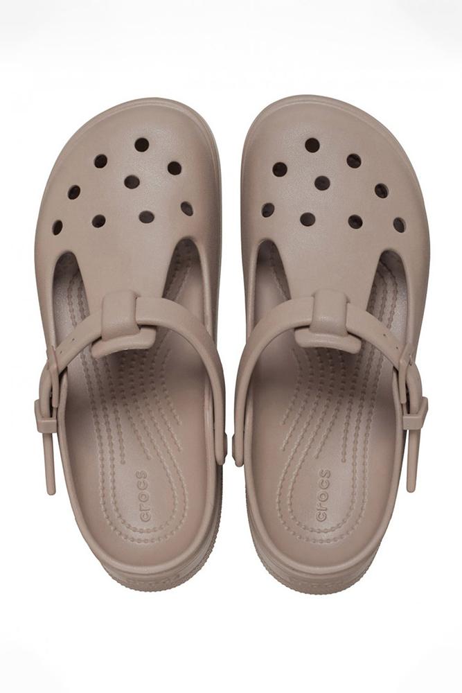 SCARPE DONNA  MARRONE 210581 TAUPE CROCS 