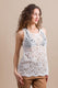 TOP Donna FEELING    Bianco