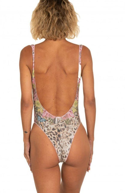 INTERO  SENZA IMBOTTITURA DONNA  ANIMALIER AB555I UNI POISSON D'AMOUR 