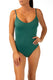 INTERO Donna FISICO Imbottito  slip brasiliana Verde