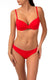 BIKINI Donna LUISA MARIA LUGLI COPPA PREFORMATA  slip regolare Corallo