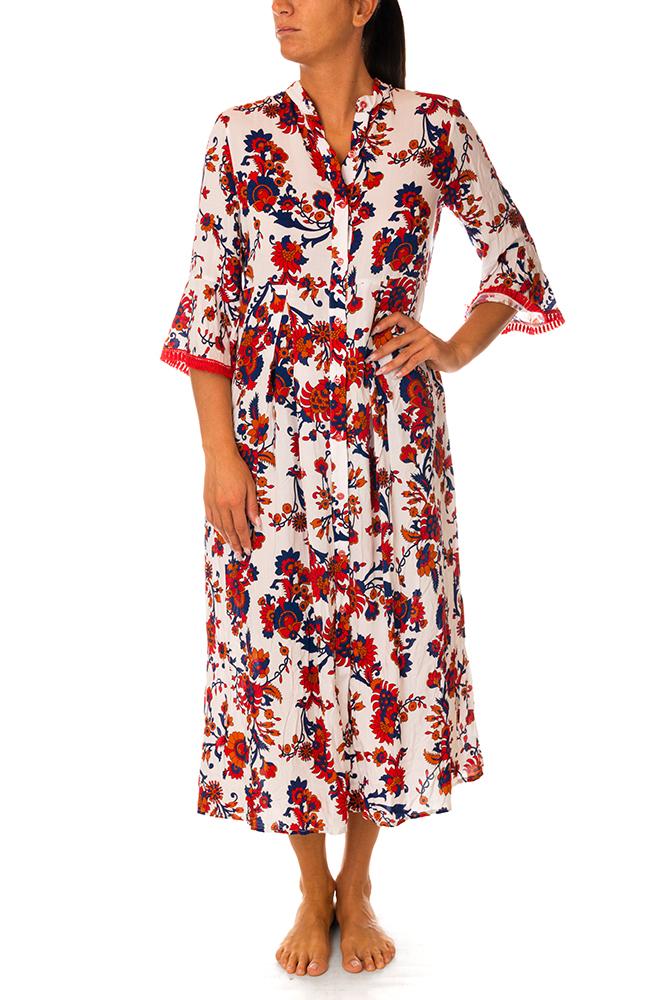 ABITO DONNA  BIANCO E2814 6100 005 FEELING 