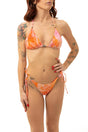 BIKINI TRIANGOLO DONNA  FUCSIA/ARANCIO MF25-0720 X32 ME FUI 
