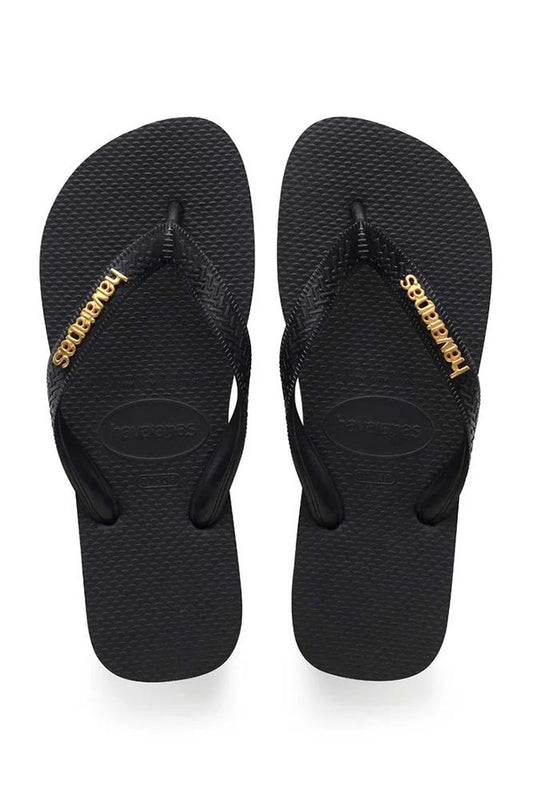 SCARPE DONNA  NERO TOPLOGOMETALLIC NERO HAVAIANAS 