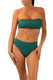 BIKINI Donna FISICO FASCIA  slip regolare Verde