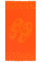 TELO MARE SPUGNA UNISEX  ARANCIO DANTELA KERLAZ COMPTOIR DE LA PLAGE 