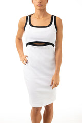 ABITO DONNA  BIANCO VA5180-J4822 07317 LIU JO 