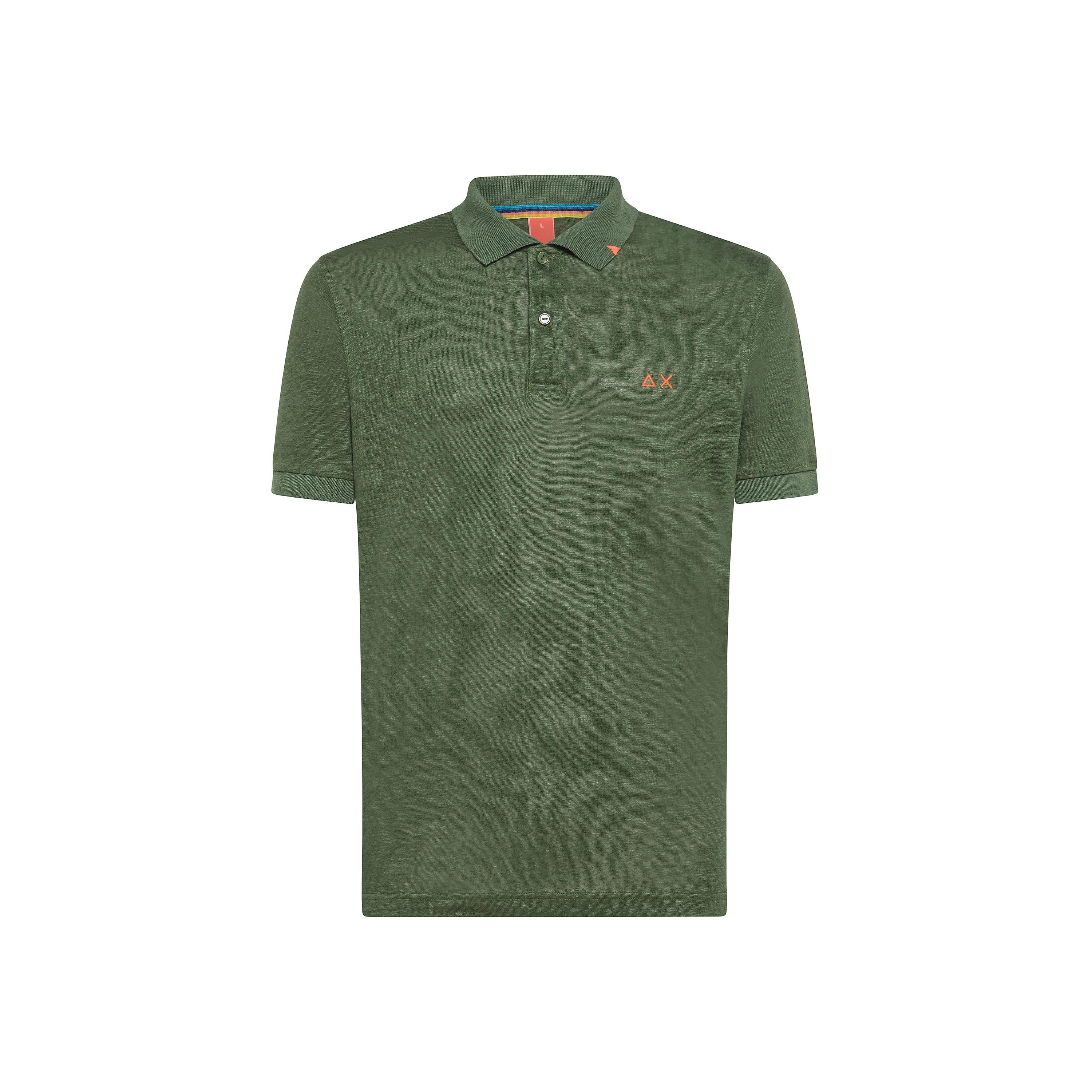 MAGLIA POLO UOMO  VERDE A34144 37VERDE SUN 68 