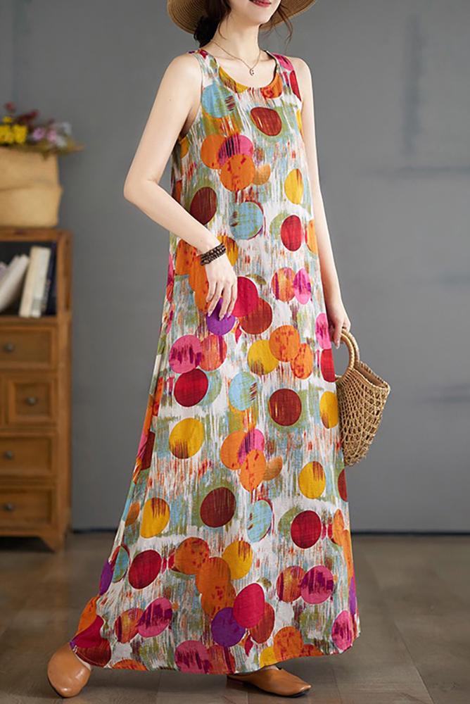 ABITO DONNA LUNGO ARANCIO
