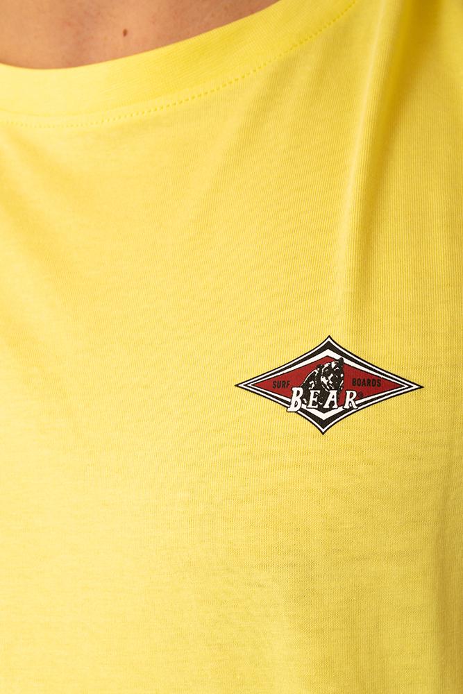 MAGLIA Uomo BEAR SURFBOARDS T-SHIRT   Gialla