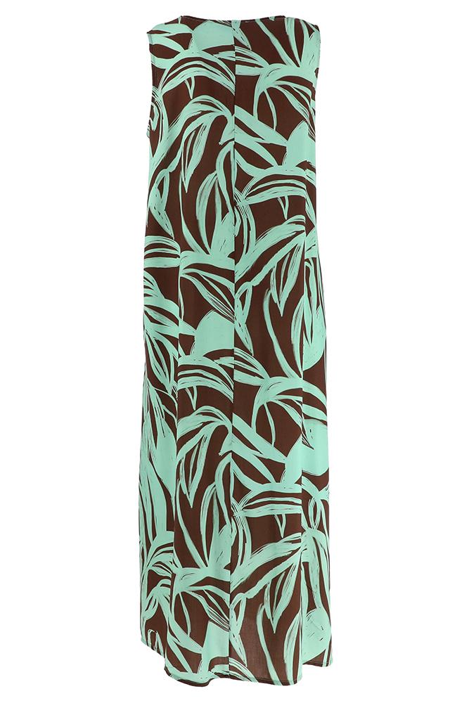  VESTITO ALICIA MARRONE/TURCHESE KARAKORUM 