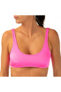MIX REGGISENO BRASSIERE DONNA  FLUO ROSA ILDEFLUO ROSA SHOCKING BE BEACH 