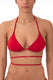 MIX REGGISENO Donna BE BEACH TRIANGOLO   Rosso scuro