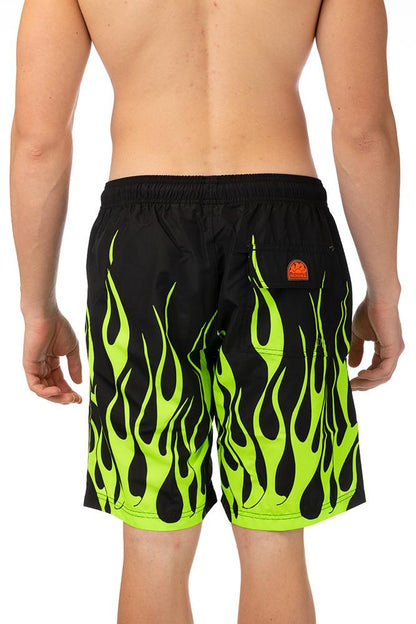 BOXER Uomo SUNDEK con elastico  LUNGO Nero