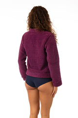 VESTAGLIA DONNA LU54 PRUGNA VERDISSIMA 