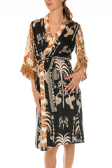 KAFTANO DONNA  NERO KL2003 302P PAHIESA 