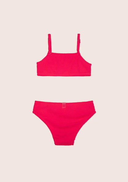 BIKINI BAMBINA FXXK BRASSIERE  slip regolare Fucsia