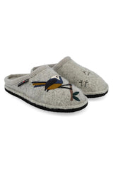 PANTOFOLE AUTUNNO/INVERNO UNISEX  GRIGIO
