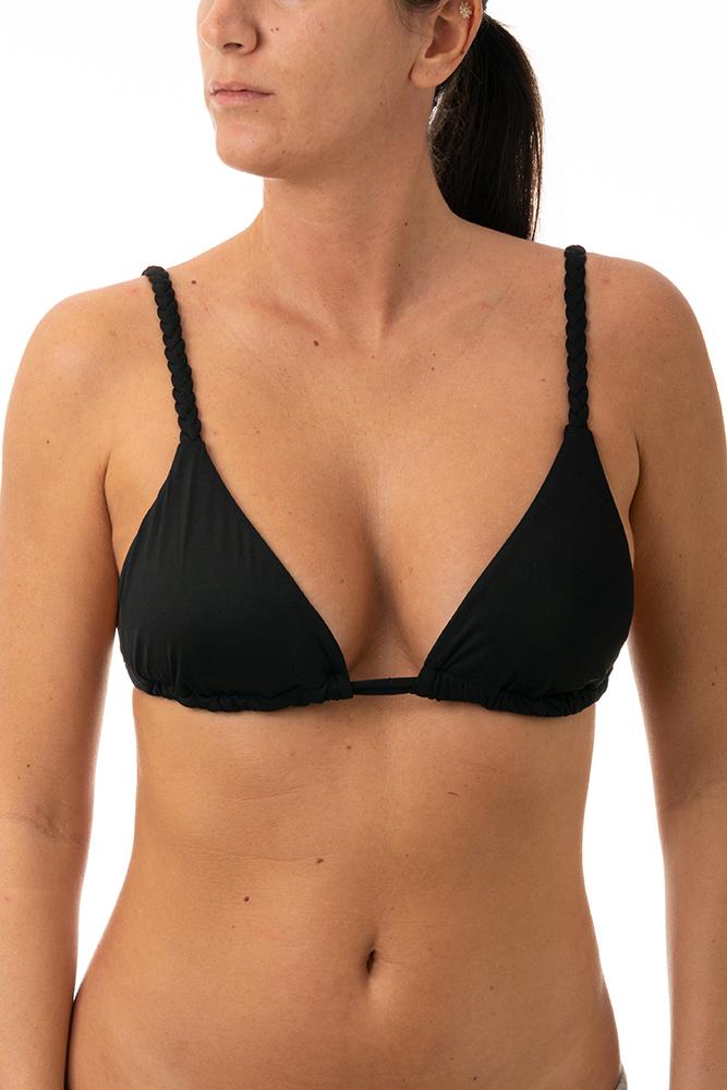MIX REGGISENO TRIANGOLO DONNA  NERO FLORIANA NERO BE BEACH 