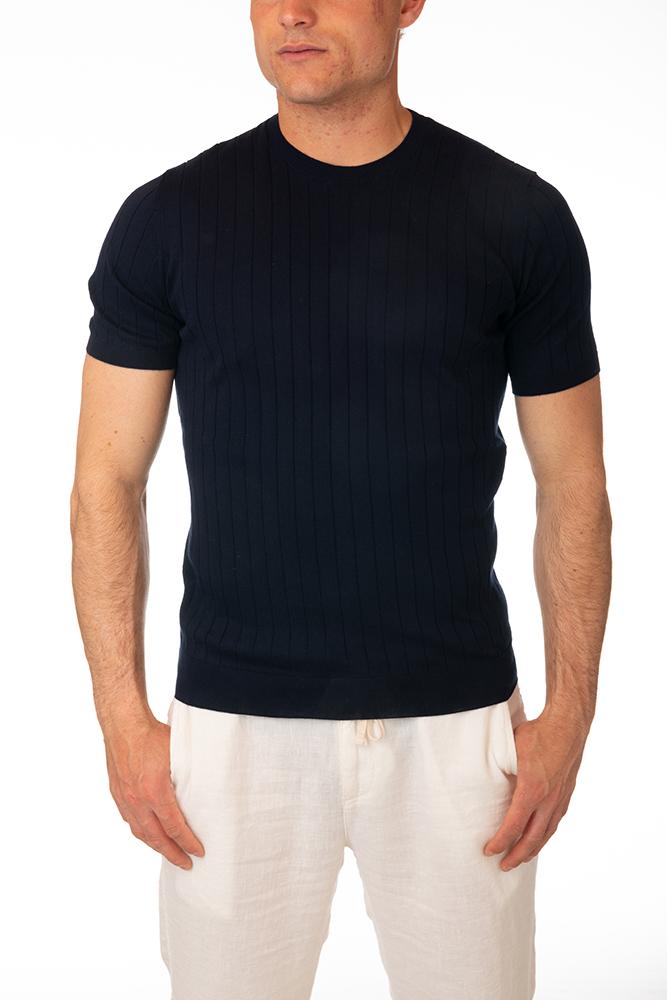 MAGLIA T-SHIRT UOMO  BLU 18102 8 BLU FERRANTE 