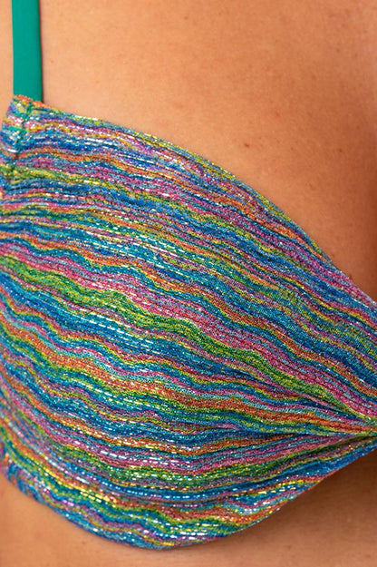 BIKINI Donna TENERA CARLOTTA FERRETTO Coppa C slip regolare Verde