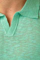 MAGLIA POLO UOMO  ACQUA