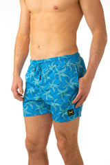 BOXER MOLLA UOMO  AZZURRO