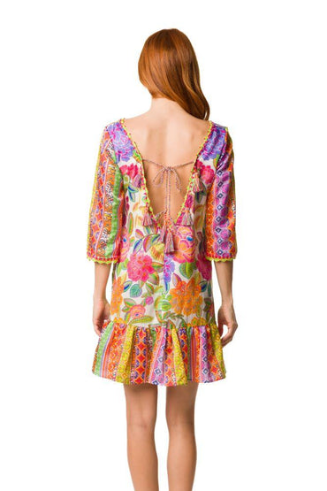 KAFTANO DONNA  BIANCO C132 10 BIANCO LAETITIA BEACHWEAR 