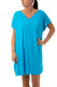 KAFTANO Donna BE BEACH   CORTO Celeste/blu