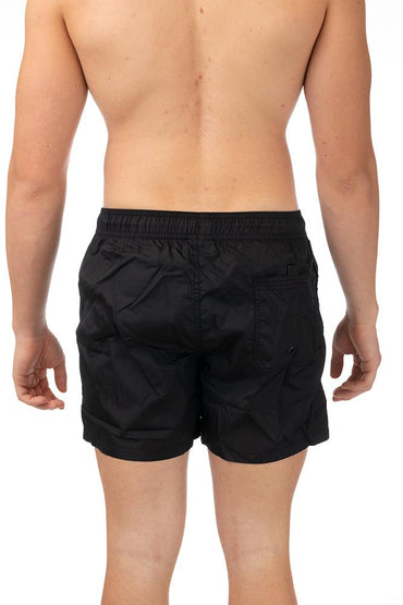 BOXER Uomo BEAR SURFBOARDS con elastico  CORTO Nero