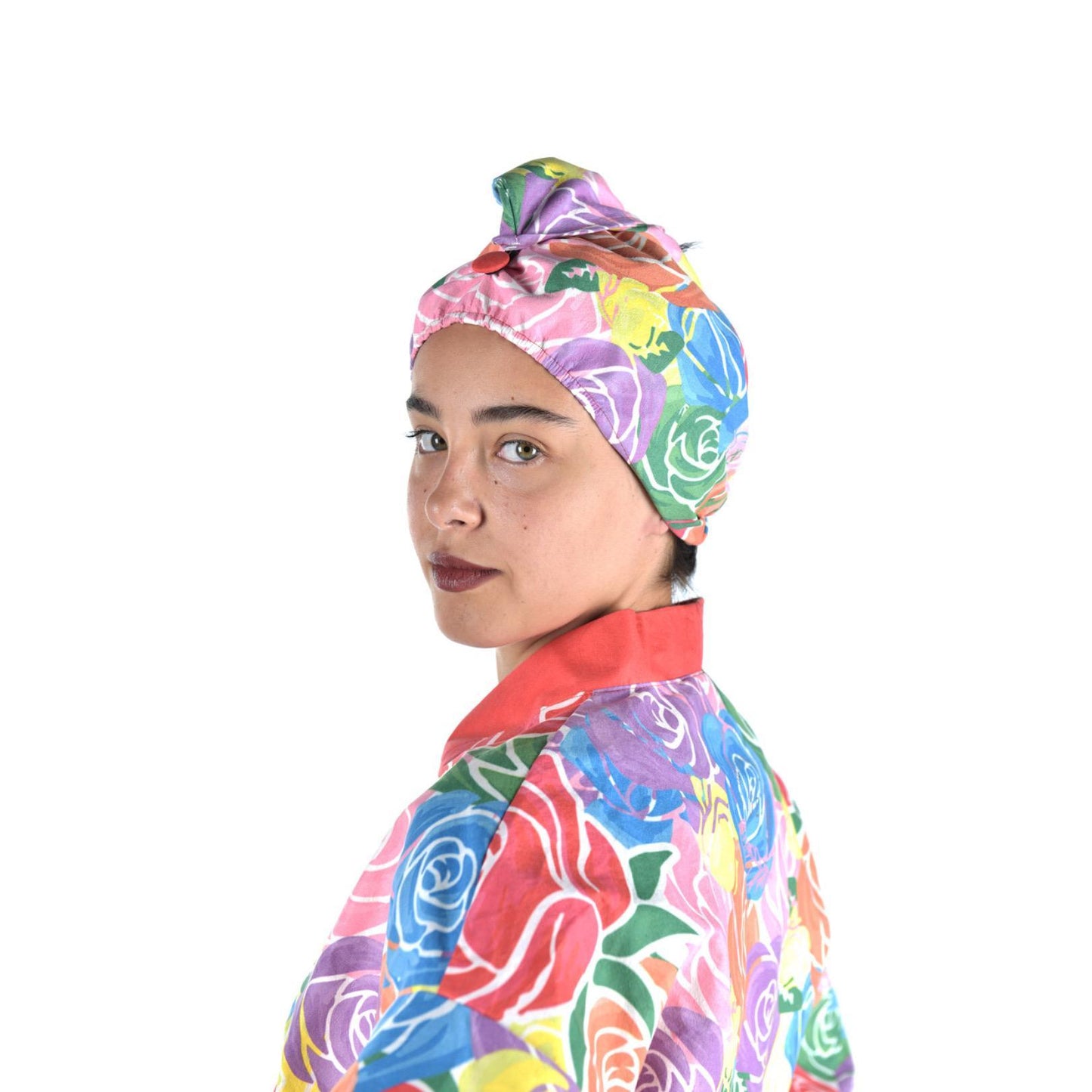 ACCAPPATOIO DONNA  ROSSO KIMONO ROSE VIBES 