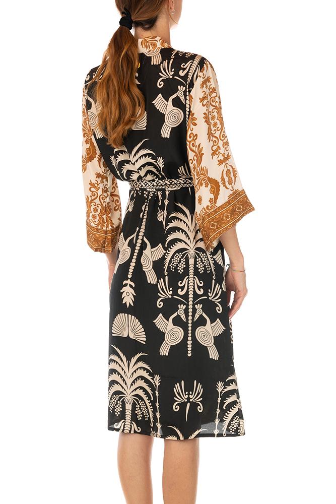 KAFTANO DONNA  NERO KL2003 302P PAHIESA 